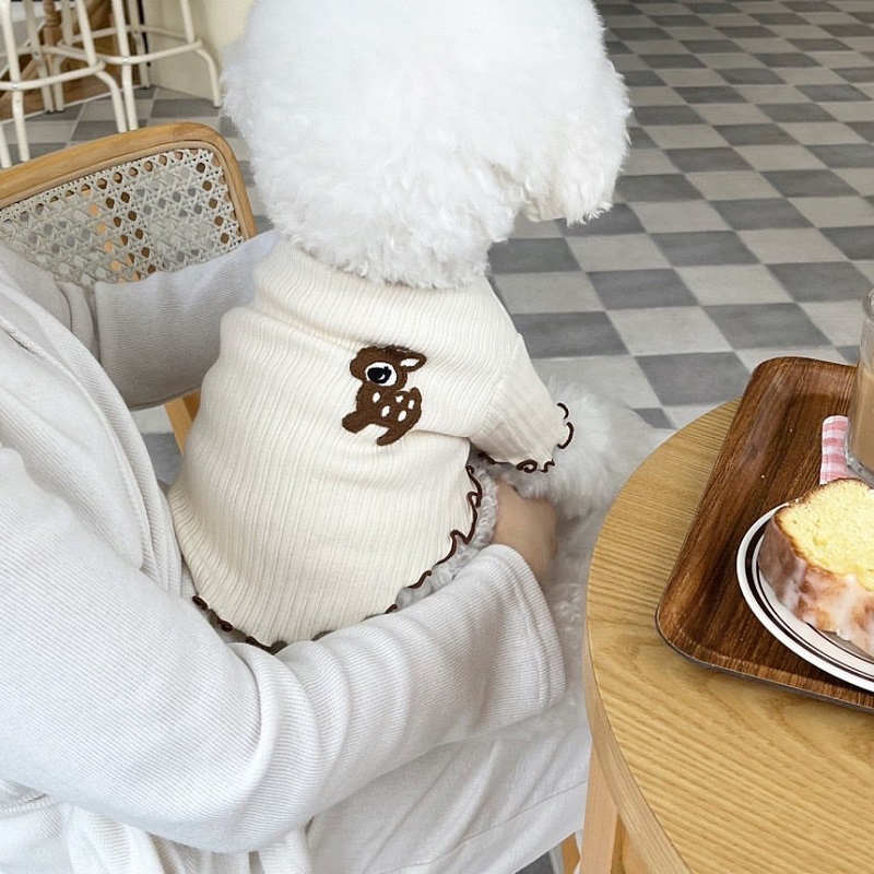 Sleeveless Undershirt - 子犬用ベスト 夏 2026 犬服 猫犬兼用 女の子用衣装