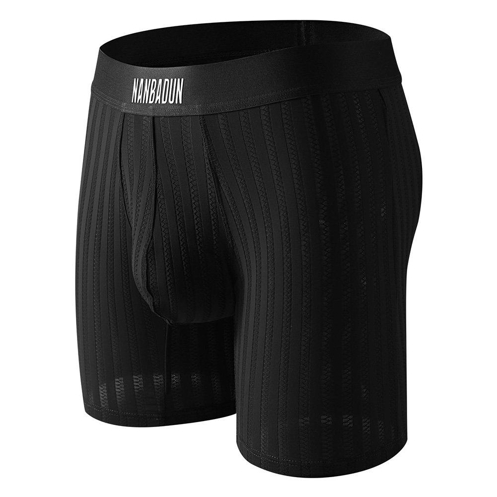 メンズアイスシルクロングレッグショーツ、ボクサーメッシュ通気 - Long Leg Trunk Men のレビューと価格