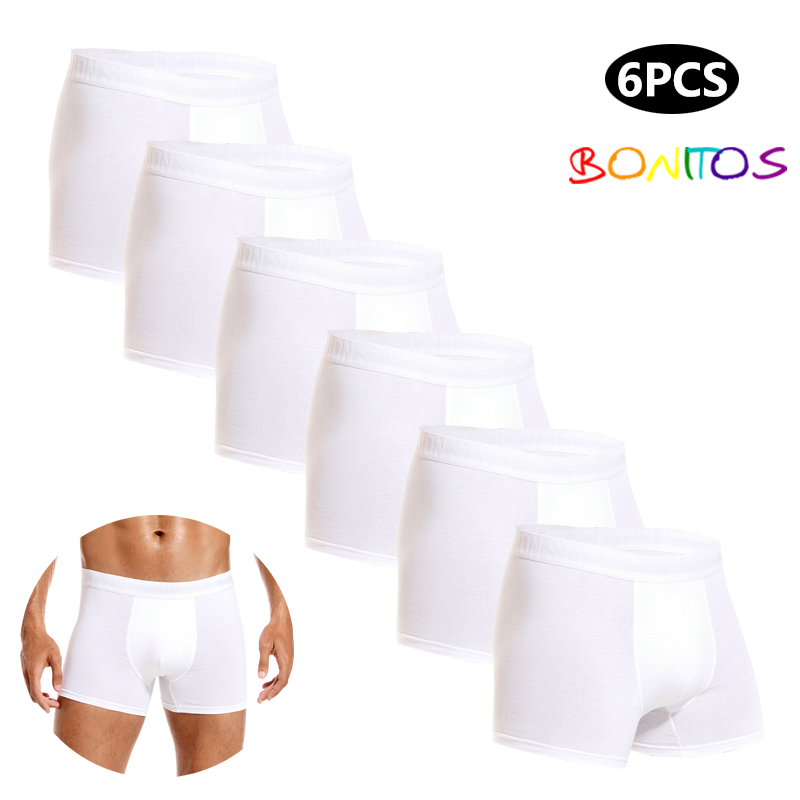 男性用コットンボクサー,白いパンティー,セクシーな下着,ブラ - Multi Pack Underwear のレビューと価格