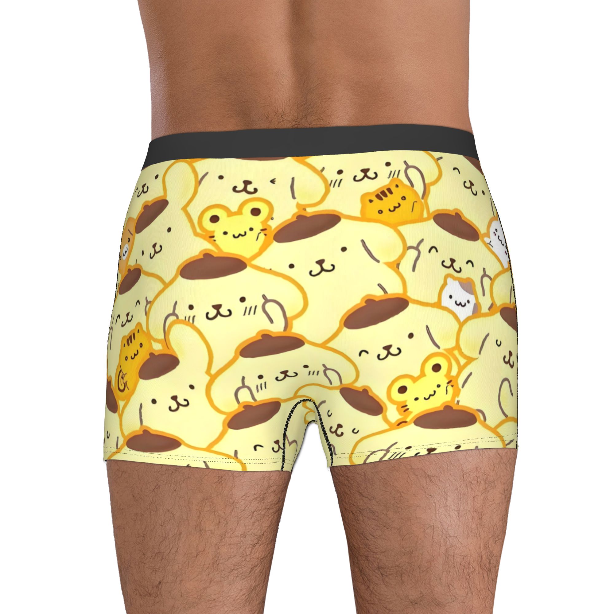 漫画ポムポムプリン下着男性プリントアニメかわいいボクサーパン - Boxer Shorts Modal のレビューと価格