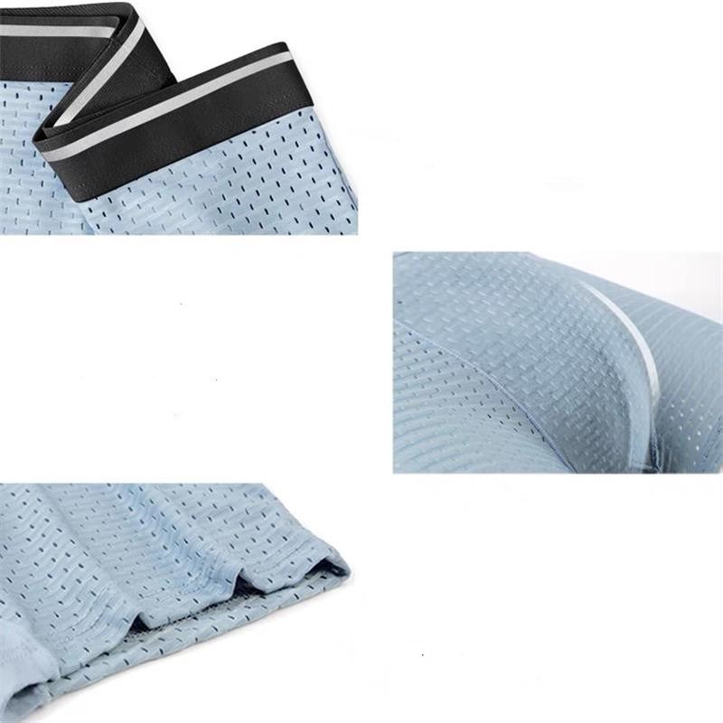 8 ピース/ロットメンズパンティーアイスシルク男性パンツ通気 - Boxer Shorts Modal のレビューと価格