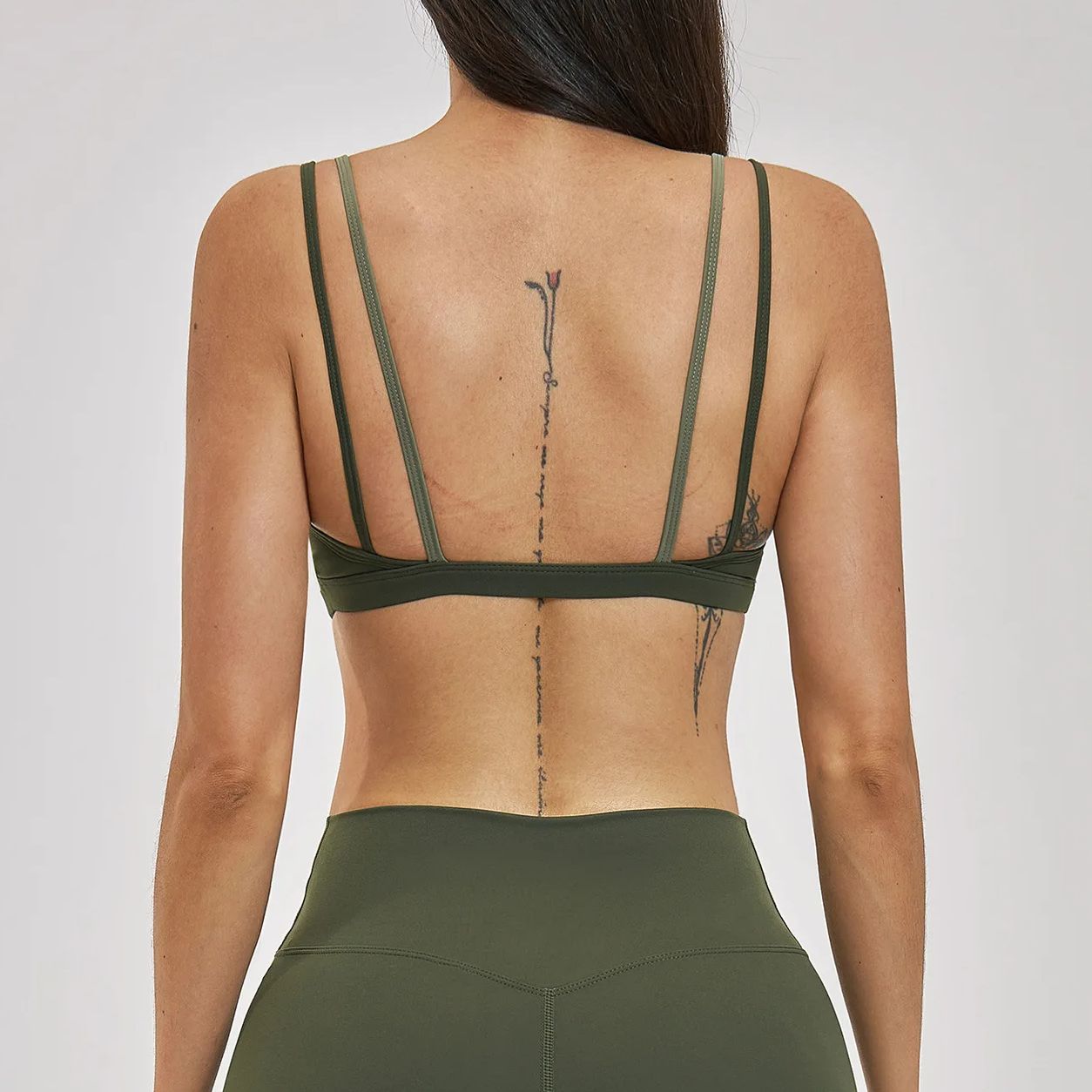 Ningyu スポーツブラ女性裸バックヨガブラフェイクツーピ - Quick Dry Underwear のレビューと価格