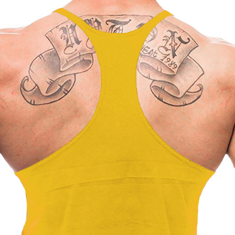 ジムフィットネスボディービルサスペンダー Tシャツメンズファ - Suspender Tank Top のレビューと価格