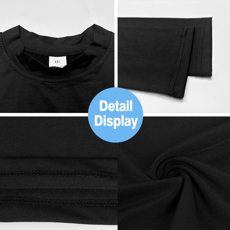 メンズ ランニング タートルネック 速乾性 長袖 Tシャツ  - T Shirt Tight Fit のレビューと価格