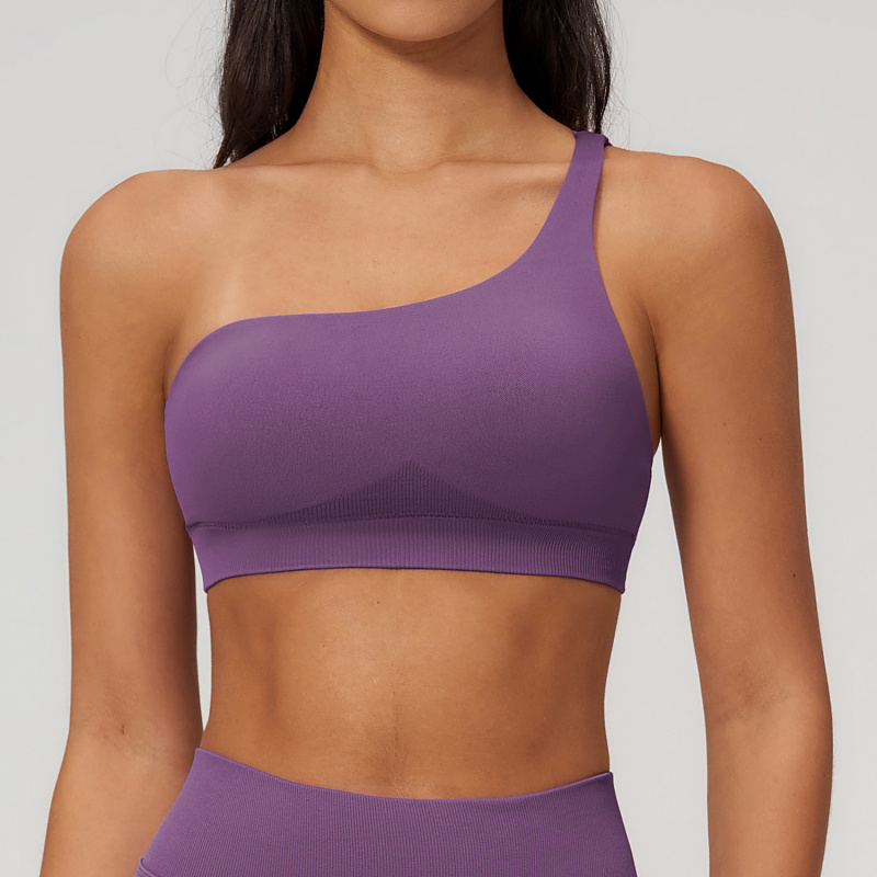 春のシングルショルダースポーティーな女性用トップス、美背ヨガ - Quick Dry Underwear のレビューと価格