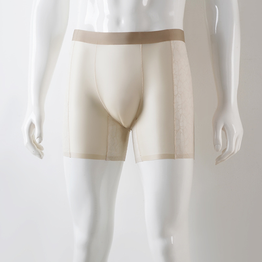 メンズロングレッグ通気性ボクサーブリーフ下着、ポーチサポート - Long Leg Trunk Men のレビューと価格