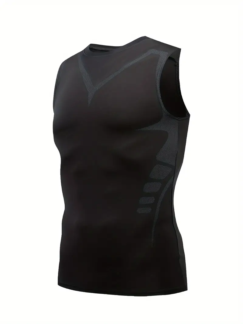 メンズ タイト ベスト コンプレッション シャツ 通気性 速 - T Shirt Tight Fit のレビューと価格