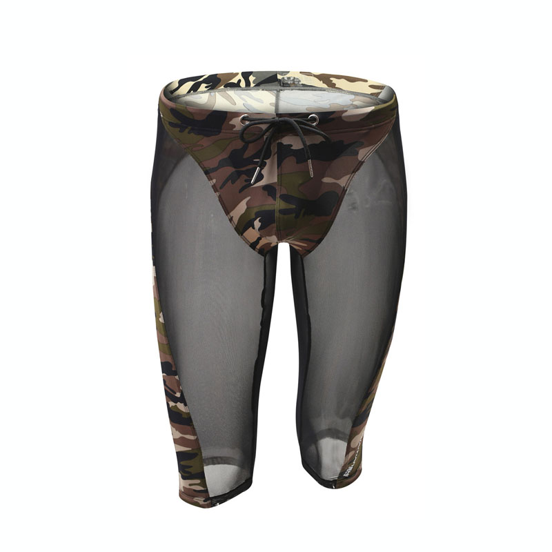 メンズカモフラージュメッシュボクサーパンツ,伸縮性のあるウエ - Mesh Sport Boxer のレビューと価格