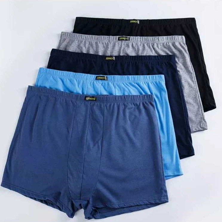綿男性パンティーパンツメンズボクサールーズビッグプラスサイズ - Boxer Brief Pack Cotton のレビューと価格