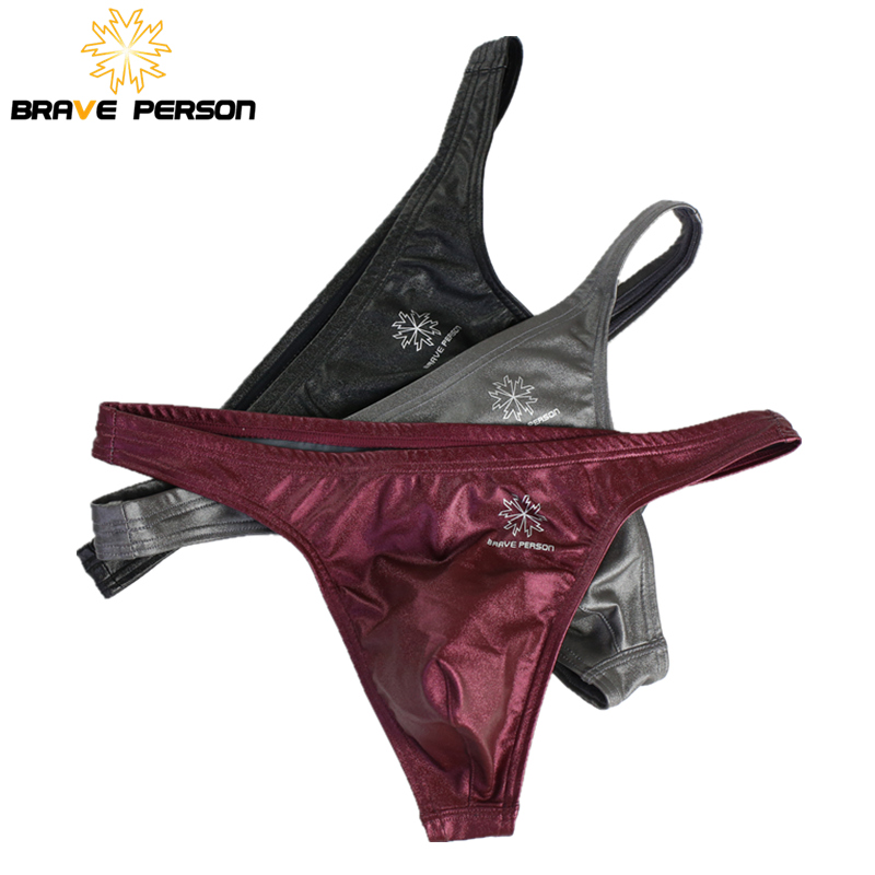 3ピース/ロットnewブレイブ人男性ブリーフセクシーなメンズ - Multi Pack Underwear のレビューと価格