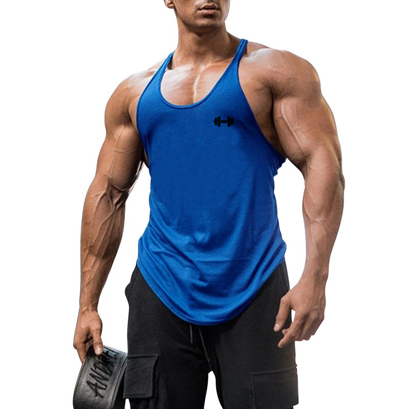 メンズソフト通気性トレーニングベスト,ラウンドネック,快適, - Sleeveless Undershirt のレビューと価格