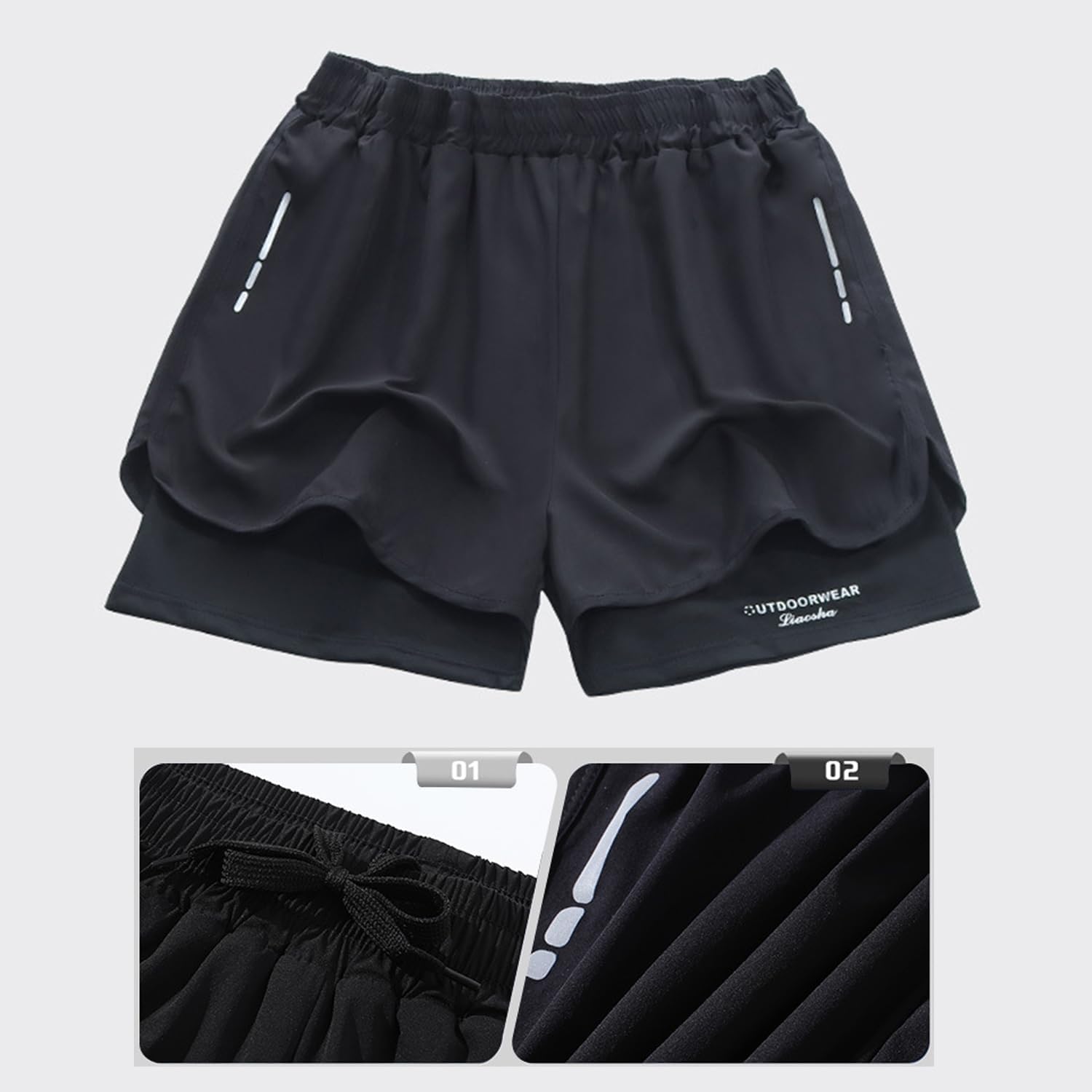 メンズ水着 クイックドライ アスレチックショーツ コンプレッ - Compression Shorts Athletes のレビューと価格