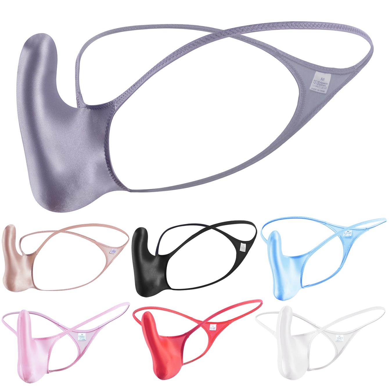 YAULAANG セクシーなメンズ光沢のあるゲイ下着オイリー - Jockstrap Athletic のレビューと価格