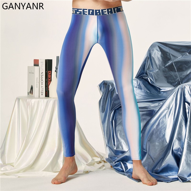 Ganyanr-男性用のコンプレッションタイツ,スポーツウェ - Compression Long Pant のレビューと価格