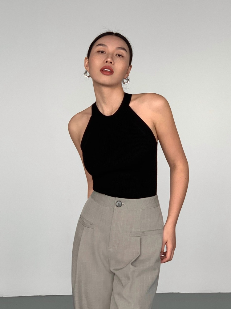 AOSSVIAO 2026 夏スリムレンダーショートトップセ - Suspender Tank Top のレビューと価格