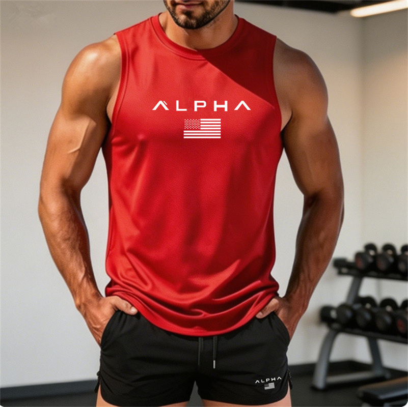 2026 アルファ メンズ プリント入りラウンドネックフィッ - Undershirt Crew Neck のレビューと価格