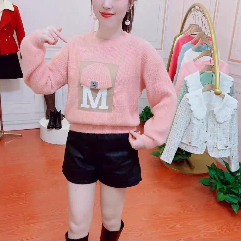 女性用長袖セーター,クルーネックネックセーター,ソリッドレタ - Undershirt Crew Neck のレビューと価格