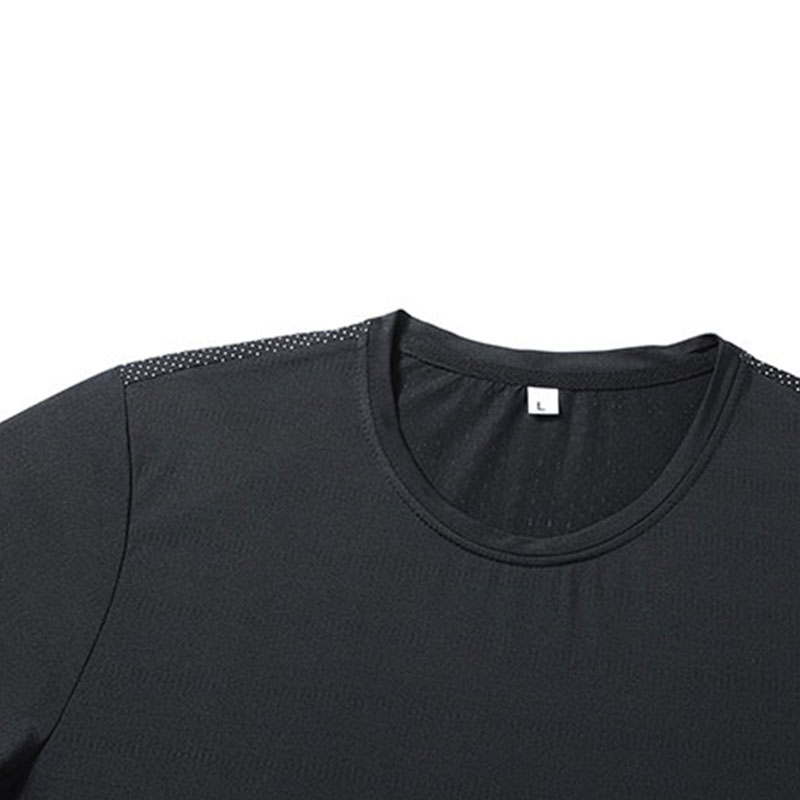 男性夏のスポーツ Tシャツ速乾性フィットネス半袖軽量 & 伸 - T Shirt Tight Fit のレビューと価格