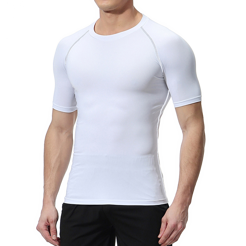 メンズクロスプリントコンプレッションシャツ,スポーツTシャツ - Base Layer Top のレビューと価格