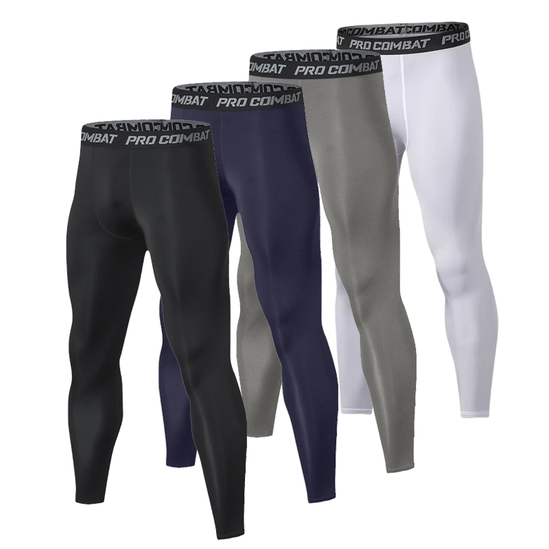 新しいメンズ圧縮パンツ男性タイツレギンスランニングトレーニン - Compression Long Pant のレビューと価格